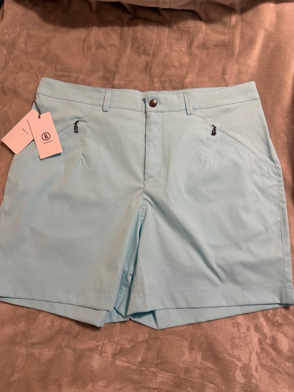 Bogner Light Blue Womens Golf/Active Shorts